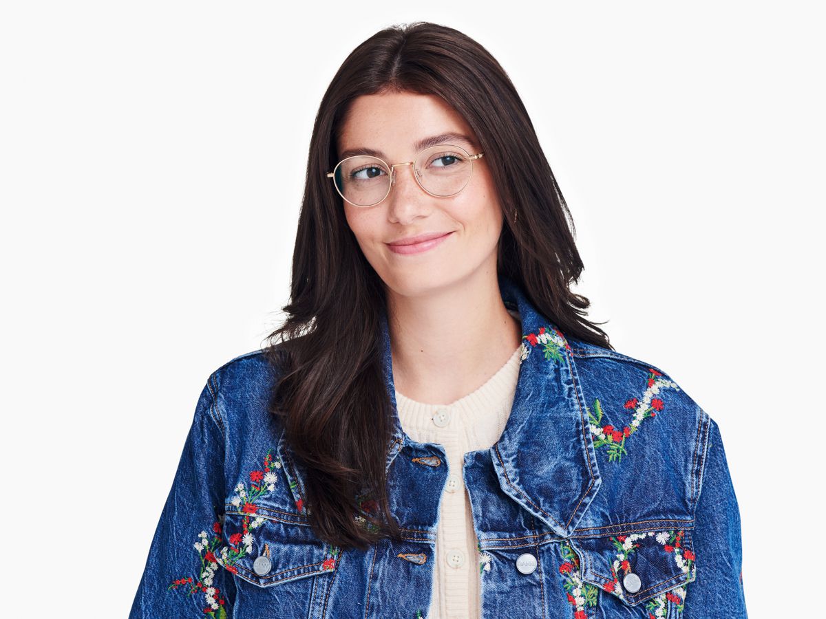 Ellington Eyeglasses in Polished Gold | Warby Parker