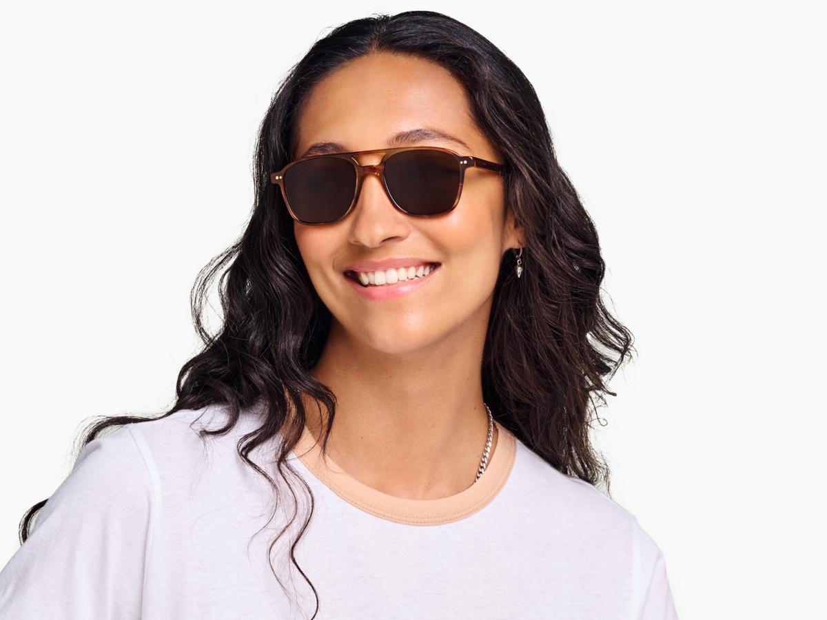 Brimmer Sunglasses in Black Walnut