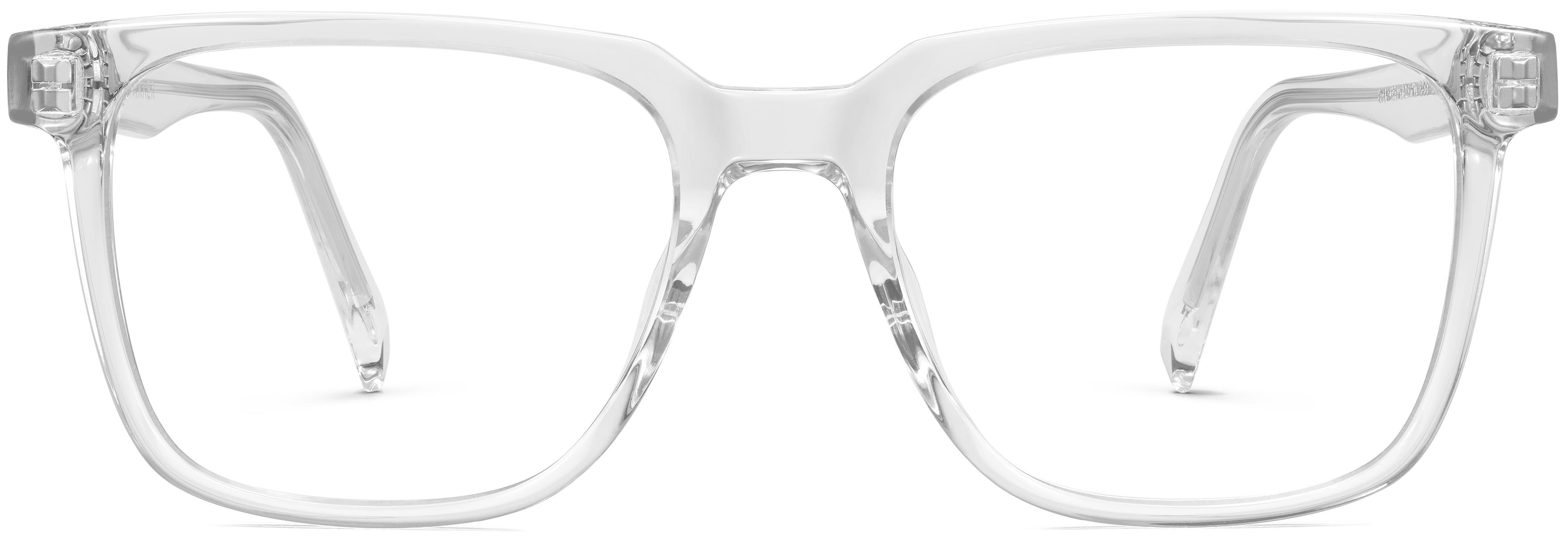 White transparent deals eyeglasses frame