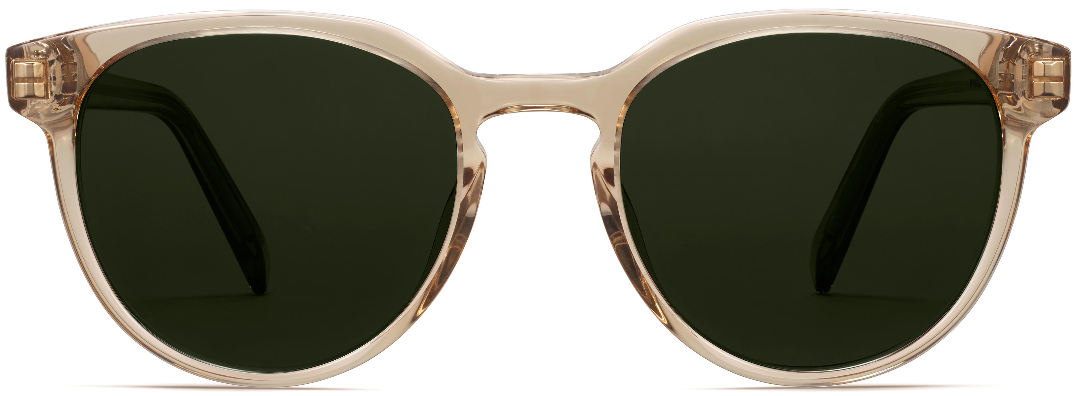 Warby Parker Cream Frame Sunglasses with Light Brown Lenses Gillian Sunglasses in Nutmeg Crystal — Medium | Warby Parker main image 3