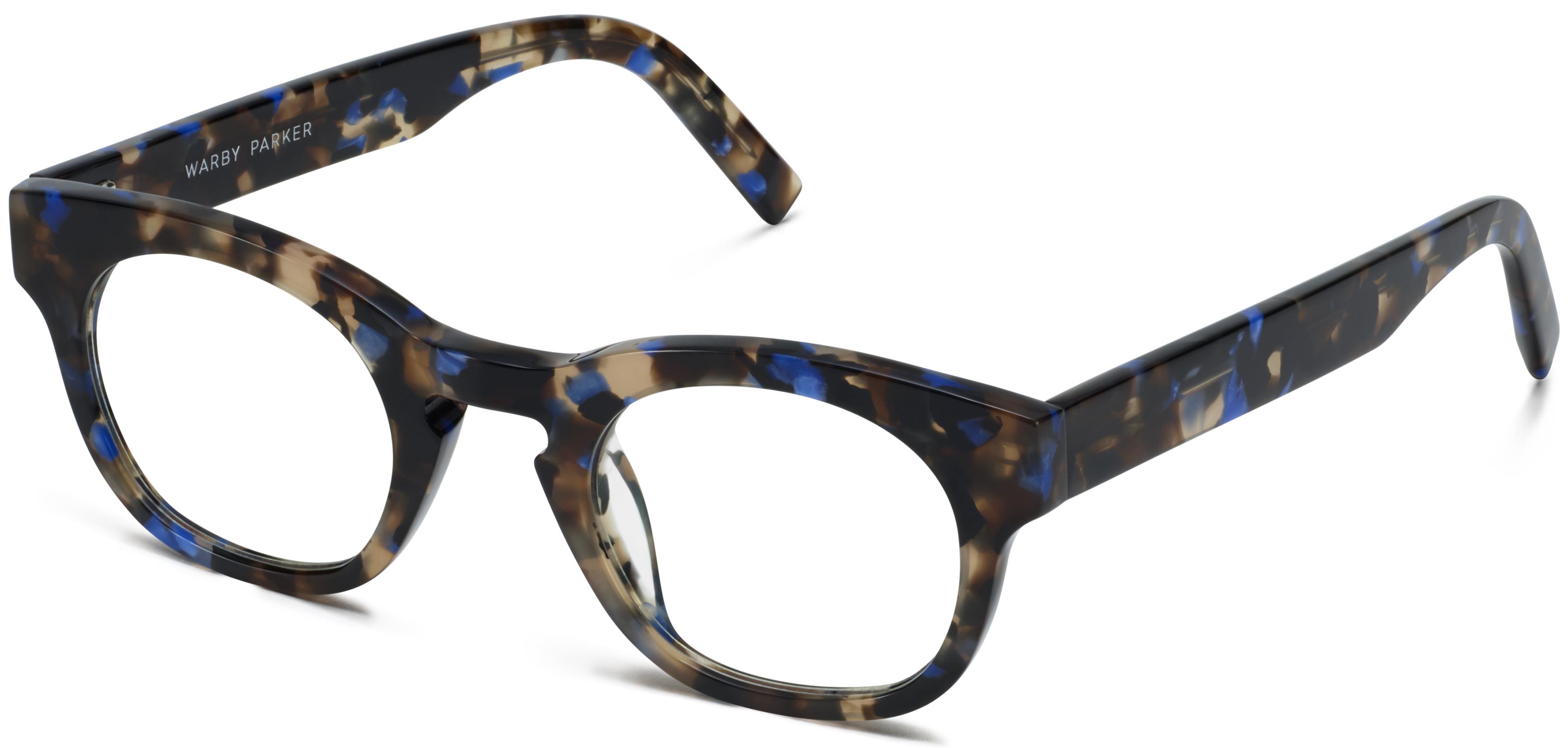 Kimball Low Bridge Fit Eyeglasses in Tanzanite Tortoise | Warby Parker