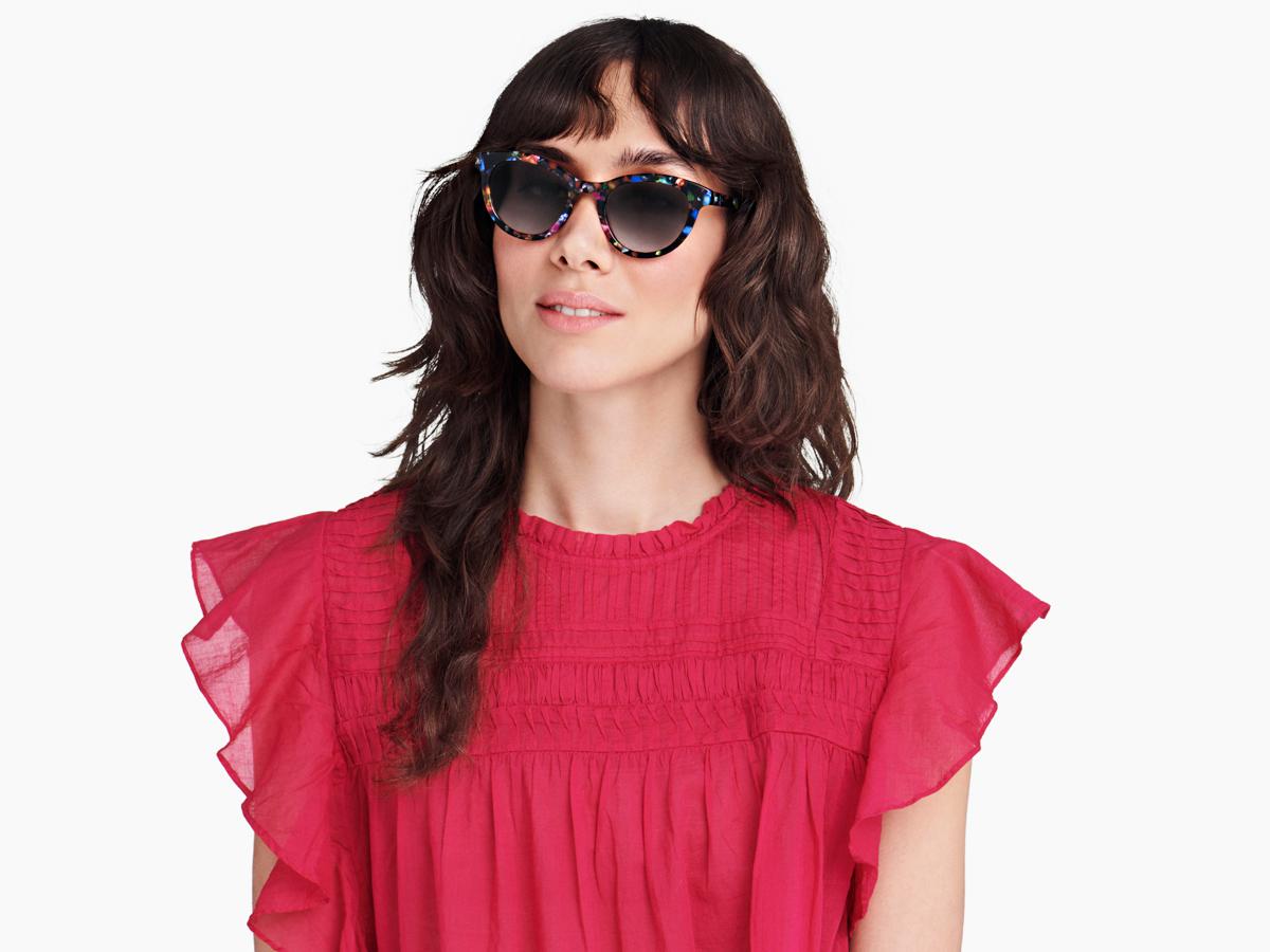 Raina Sunglasses in Confetti Tortoise