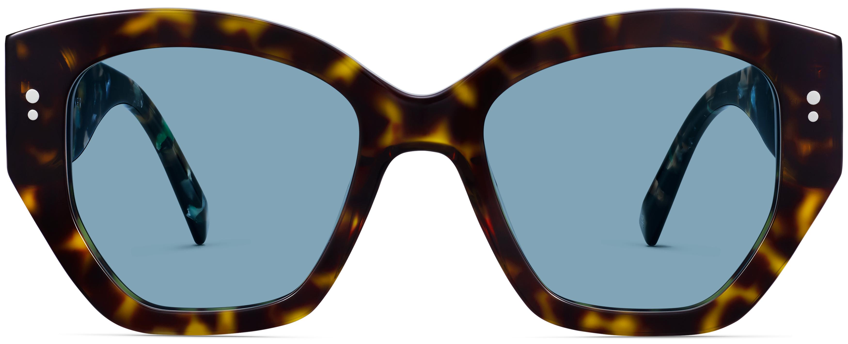 Warby Parker Salma Tortoise Frame Sunglasses with Gradient Brown Lenses Brown Sunglasses | Tortoise & Amber Frames | Warby Parker main image 3