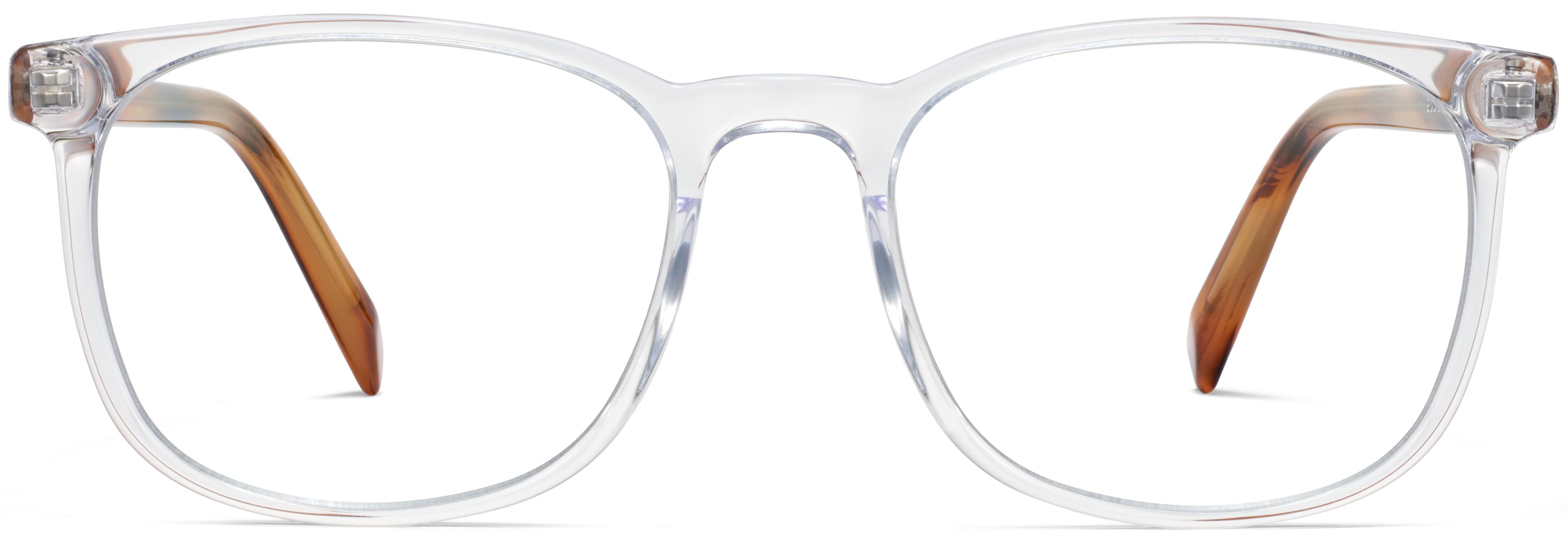 Bodie Eyeglasses in Crystal with English Oak Warby Parker