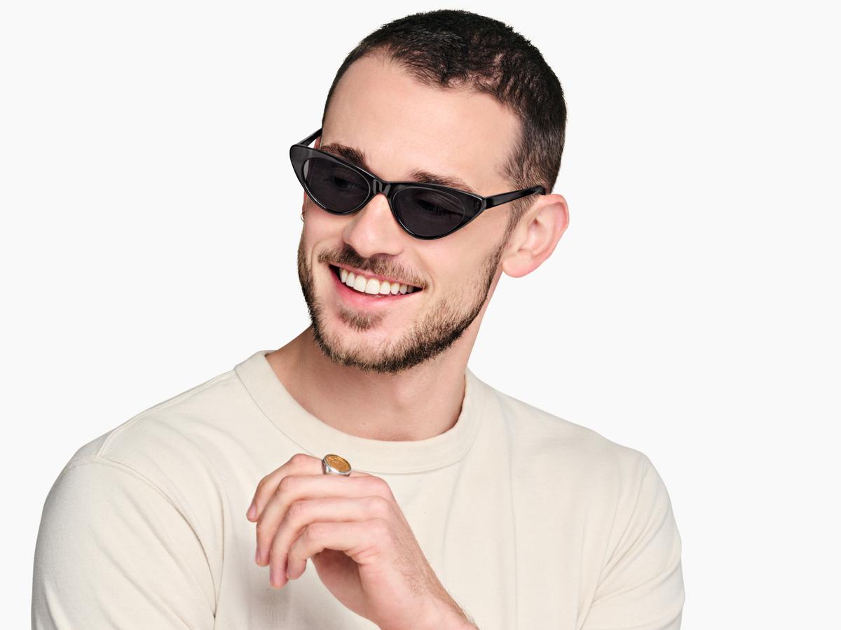 Val Sunglasses in Licorice Crystal