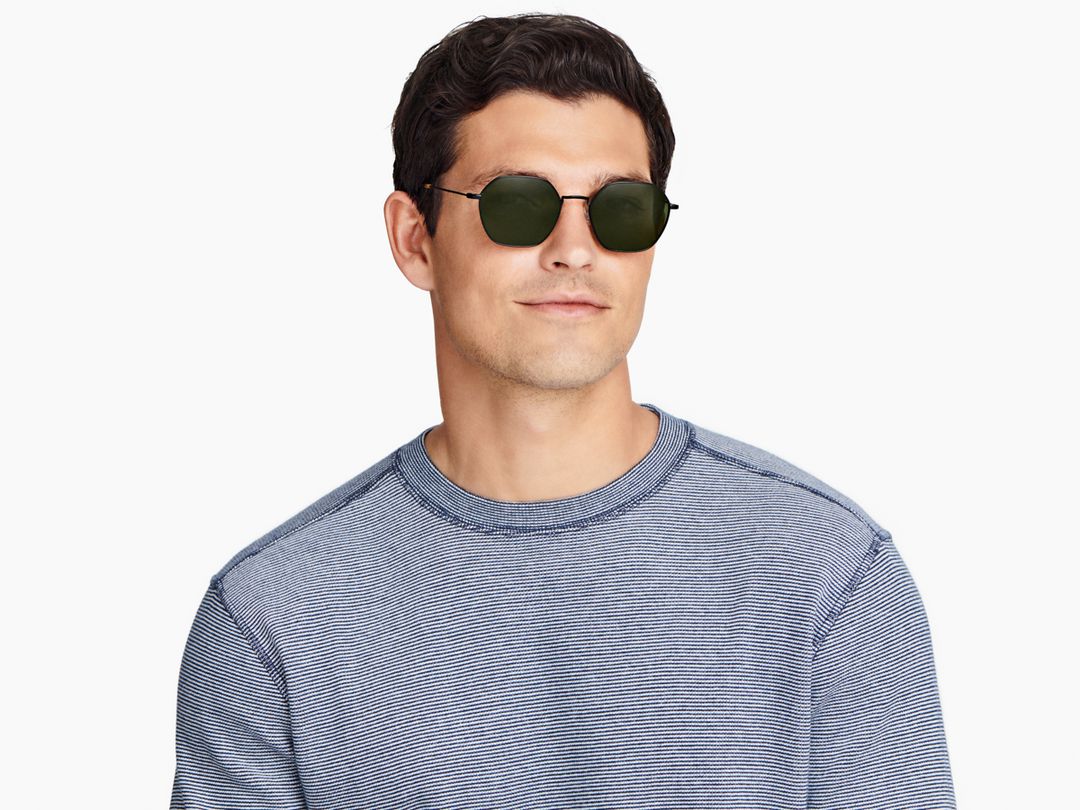 Keiko Sunglasses in Brushed Ink Warby Parker