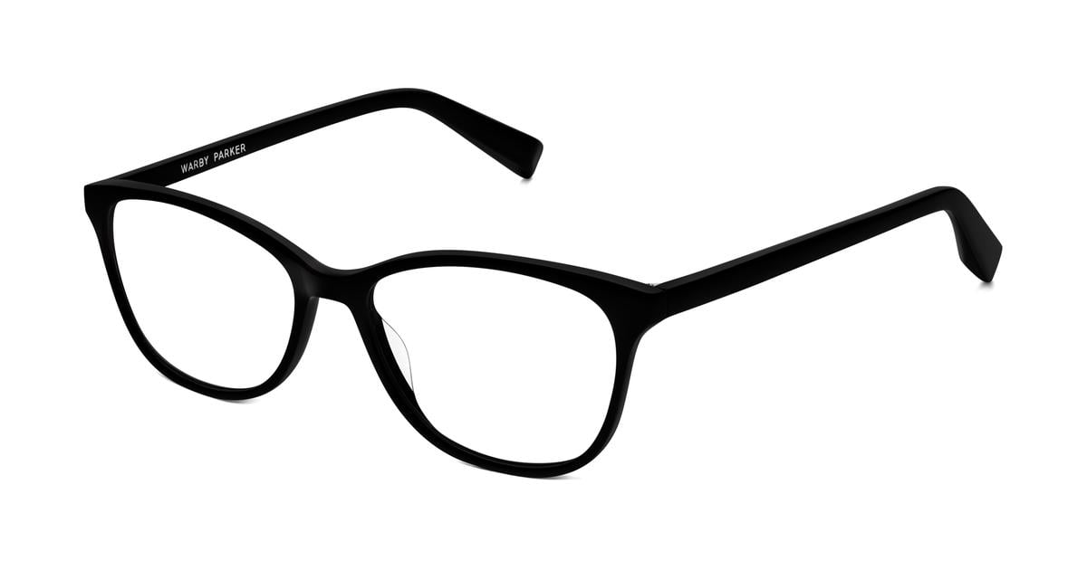 Warby Parker Daisy Eyeglasses in Jet Black for Women