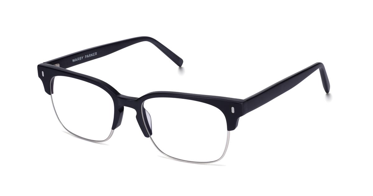 Ames Eyeglasses in Jet Black Matte for Men