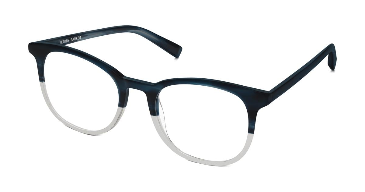 Warby Parker Durand Eyeglasses in Deep Sea Blue Fade for Men