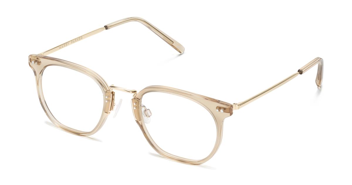 Warby Parker Halton Eyeglasses In Nutmeg Crystal With Riesling For Men