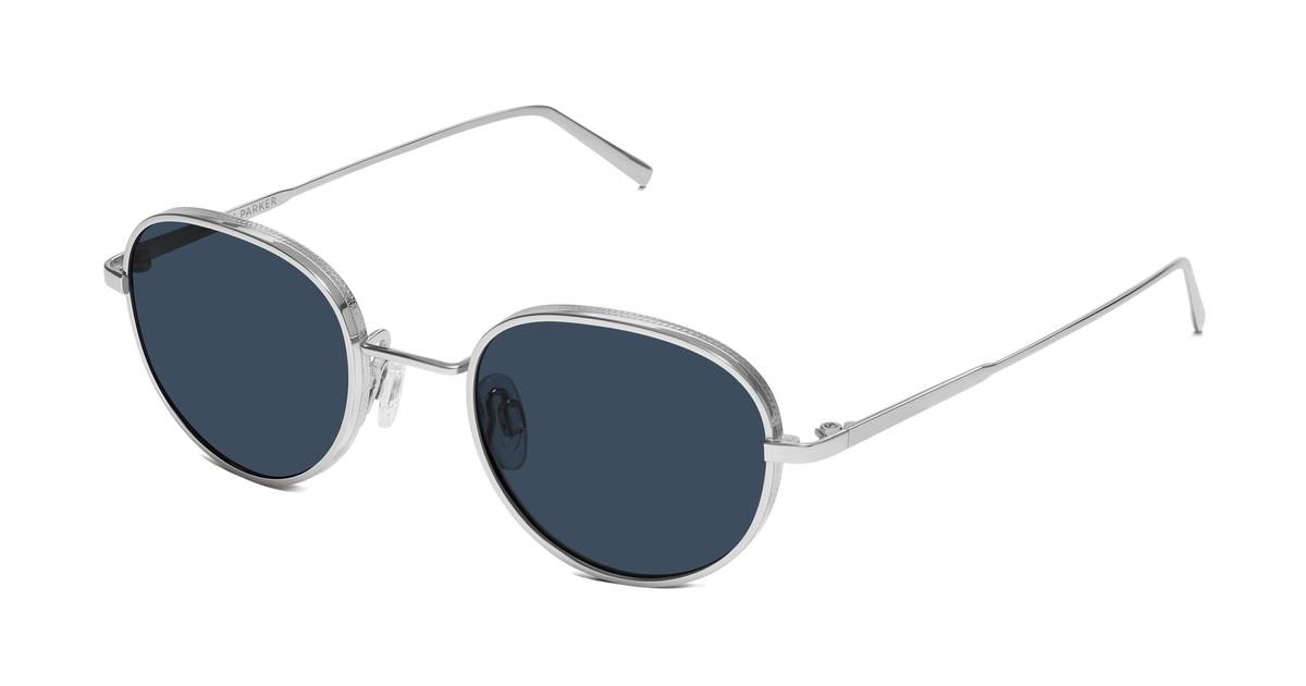 Warby Parker Mercer Sunglasses In Polished Silver For Men