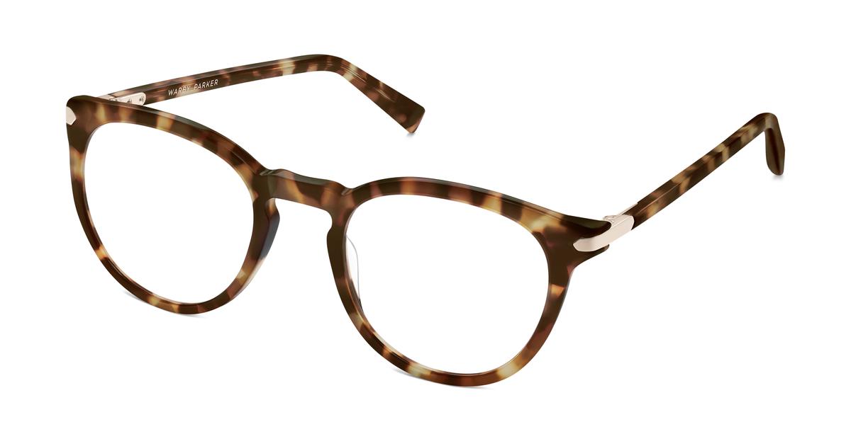 Hugo Eyeglasses in Acorn Tortoise with 