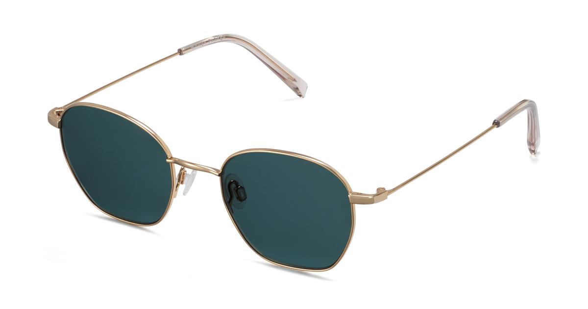 Warby Parker Robbie Sunglasses In Polished Gold For Women