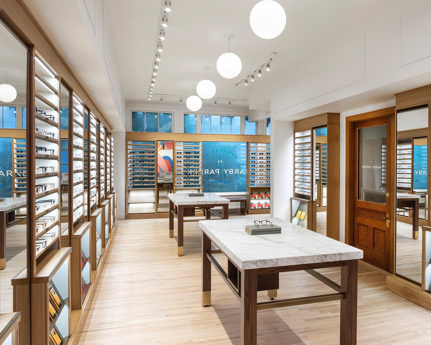 warby parker newbury st eye exam