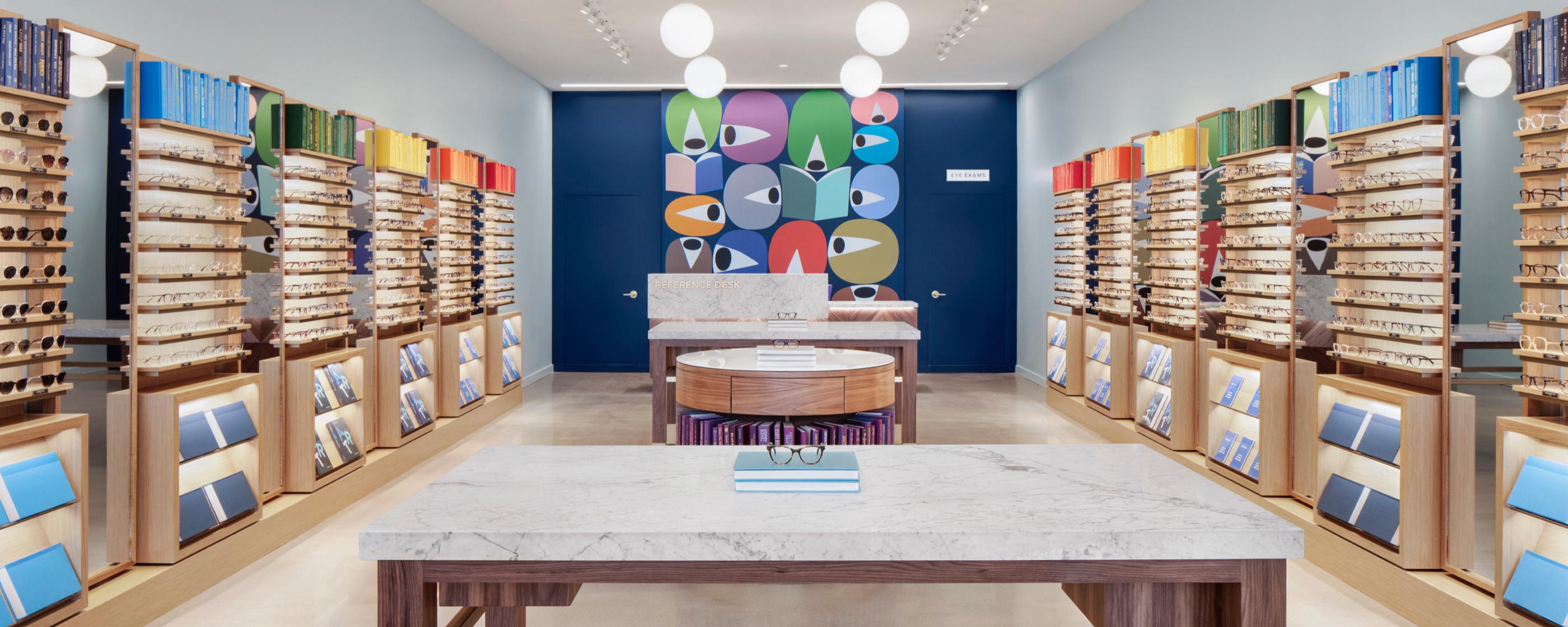 warby parker newbury st eye exam